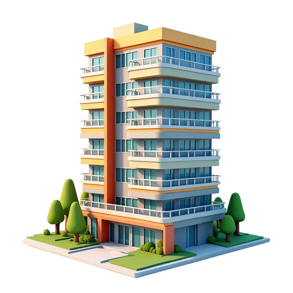 Modern Apartment Building